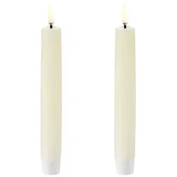 Produktbild UYUNI Lighting LED-Kerze 2er Set, Echtwachs mit 3D Flamme