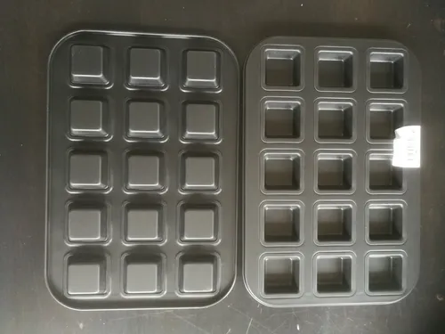 2er Set Snackblech Backblech Backofen Herd Muffin Eiswaffel Dessert NEU Angebot