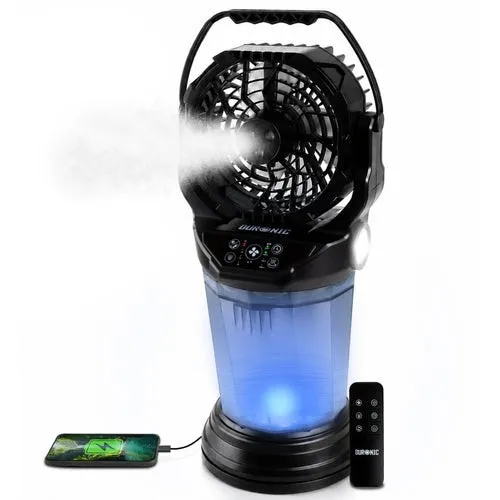 Duronic FM6 Akku Ventilator mit Sprühnebel