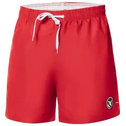 Ladeheid Badeshorts Herren Badehose Boardshorts Beachshorts Schwimmhose LA40-198 rot XXL