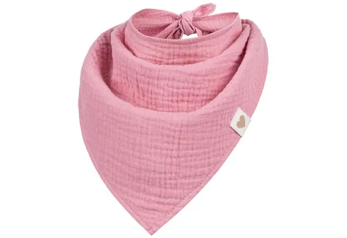 Smarilla Halstuch Dreieckstuch Bindetuch Kopftuch Uni Mädchen Junge Baby Musselin