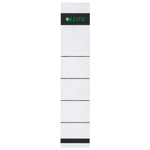 Leitz Rückenschild selbstklebend für Ordner, 100 Stück, grau - Beschriftungsetiketten für Standard- und Hartpappe-Ordner, ideal für schnelle und saubere Identifikation mit großer Schreibfläche und hoher Deckkraft.
