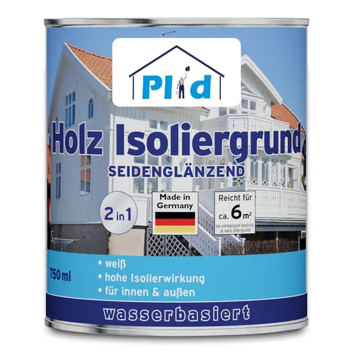 Holz-Isoliergrund 0,75l Weiß