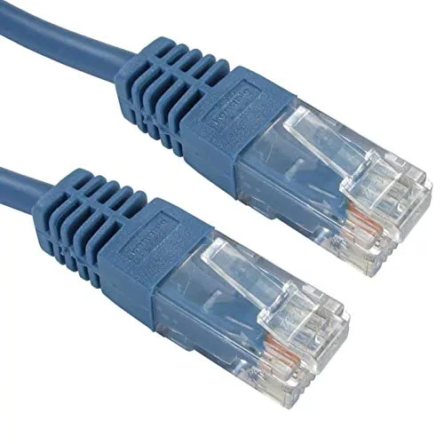 Blau Netzwerk Ethernet RJ45 Cat-5E UTP Patchkabel LAN Kupfer Kabel Anschlusskabel 6 m [6 Meter/6m]