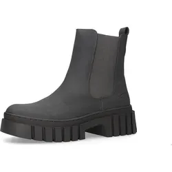 Dockers by Gerli Damen Boots 51PL201 dunkelgrau EU37 - Stiefel mit griffiger Profilsohle für stabilen Halt, weich gepolstertem Innenfutter für höchsten Tragekomfort und seitlichem Reißverschluss für schnelles An- und Ausziehen – perfekt für kühlere Tage.