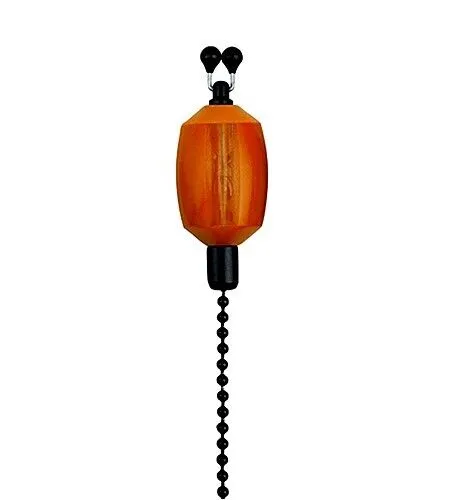 Fox Black Label Dumpy Bobbins - Optischer Bissanzeiger, visuelle Bissanzeige zum Karpfenangeln, Bobbin Einhänger zum Angeln, Farbe:Orange
