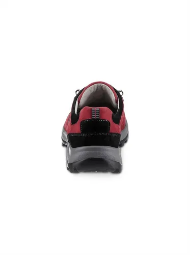 WALDLÄUFER Schnürschuh Damen Gr. 5,5 rot - Halbschuhe für Wanderungen und Spaziergänge mit gepolstertem Wechselfußbett und passformgerechter Schnürung für erstklassigen Tragekomfort.
