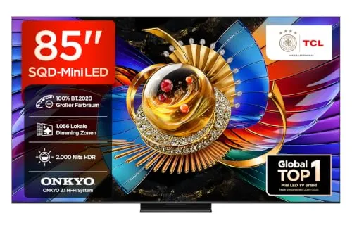 TCL 85Q7D PRO 85 Zoll 4K TV mit Dolby Vision IQ