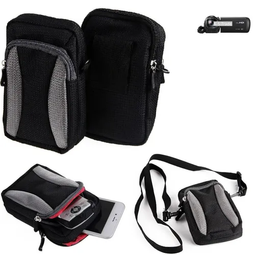 Kamera Tasche für Panasonic HC-V 380 Umhängetasche Gürteltasche Holster Fotot