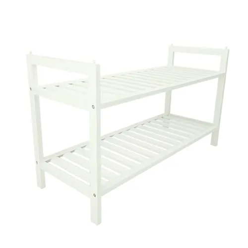 Begryf Weißes Schuhregal 2 Etagen