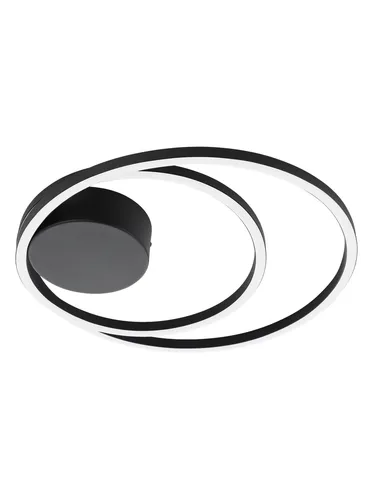 EGLO Ruotale schwarz - Stilvolle Loftlampe - Moderne Schwarz/Weiß Lampe im Loft-Stil, ideal für kreative Wohnräume und stimmungsvolle Beleuchtung.