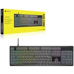 Corsair K55 Core RGB Tastatur (DE) - Spielerlebnis auf höchstem Niveau - Tastaturen & Keypads, RGB-Hintergrundbeleuchtung für individuelle Anpassung und verbesserte Gaming-Performance.