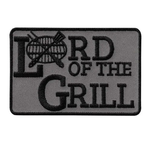 Mono-Quick 14034 Lord of the Grill Applikation, Bügelbild, Patch, Aufnäher