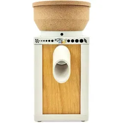 KoMo KoMoMio ECO Getreidemühle elektrisch - Holz, Arboblend mit Korktrichter, 250W Motor, langlebiges Edelkorund Keramik Mahlwerk für gesundes Vollkorn- und glutenfreies Mehl