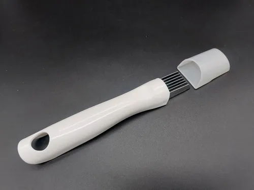 Fackelmann Gurkenschneider Gemüse Gewürzgurkenschneider Edelstahl Obstschneider