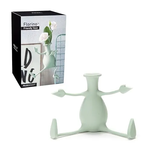 Florino – Die Freundliche Blumenvase in Mint – Kleine Blumenvasen & Moderne Deko für Ihr Zuhause – Einzigartiges Geschenk von Peleg Design