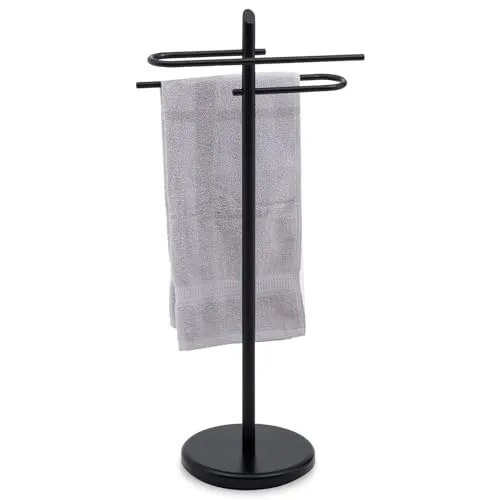Handtuchhalter MIRO schwarz in schwarz von IDIMEX