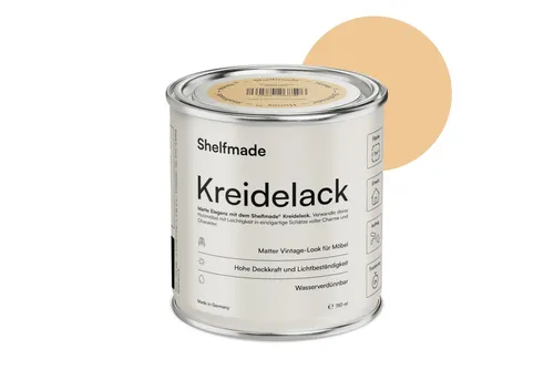 shelfmade Kreidefarbe Kreidefarbe Möbel Shabby Chic Holzlack DIY - Chalk Paint matter Look