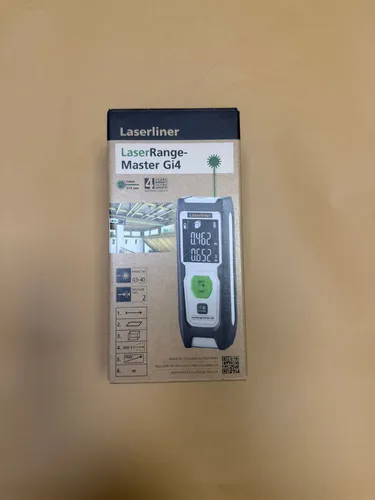 Laserliner LaserRange-Master Gi4 Entfernungsmesser - Präziser Entfernungsmesser mit einfacher Handhabung und kompaktem Design, ideal für Bau- und Renovierungsarbeiten.