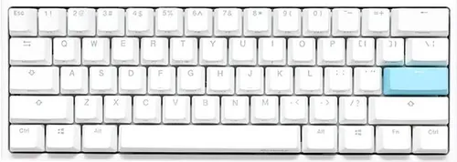 Ducky One 2 Pro Mini White Edition Gaming Tastatur, RGB LED - Kailh Brown (US) (DKON2061ST-KUSPDWWTK2)