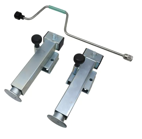 Schwenk Stützfuß 380mm 1300kg / 2600 kg Ausdrehstütze Kurbelstütze PKW Anhänger