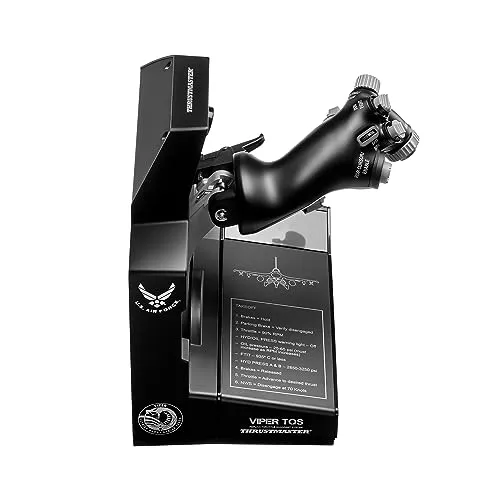 Thrustmaster Viper TQS - Metall Schubhebelquadranten für PC, lizenziert von der U.S. Air Force, mit 21 Aktionstasten und Hall-Effekt-Präzision für realistische Flugerlebnisse