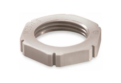 WISKA Muttern WISKA Gegenmutter, 10060674, PG 16, PG, Lichtgrau