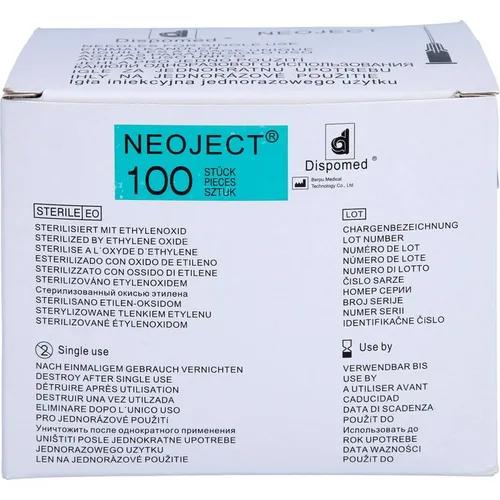 KANÜLEN Einmal Neoject Gr.20 0,4x19 mm 100 St.