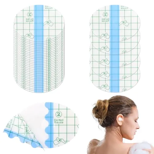 Wasserdichte Ohrenschutz-Patches für Dusche und Salon, 60 Stück