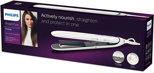 Philips HP8383/00 StraightCare Prestige Nutri wonder 3in1 Haarglätter UVP€229,99