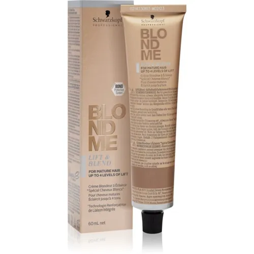 Schwarzkopf Professional Blondme Lift & Blend Aufhellendes Creme für blonde Haare Farbton Ice 60 ml
