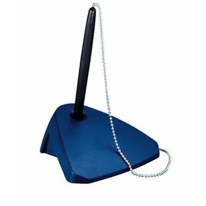 Maul Kugelschreiberständer modern, 4393037, mit Kette, blau