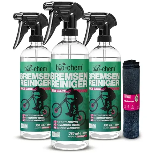 bio-chem Bremsenreiniger Spray 750 ml – Leistungsstarker Entfetter für KFZ und Fahrrad - Der bio-chem Bremsenreiniger entfernt mühelos Fett, Öl und Schmutz. Ideal für Auto und Fahrrad, kennzeichnungsfrei und mit angenehmem Duft – für eine gründliche Reinigung.