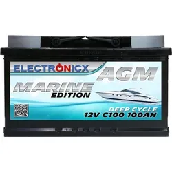Effiziente AGM Batterie 100Ah 12V für Wohnmobile und Camping