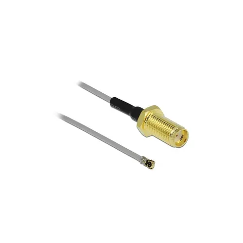 - Antennenkabel SMA-Buchse Bulkhead auf MHF® 4L Stecker 1,37... 90402