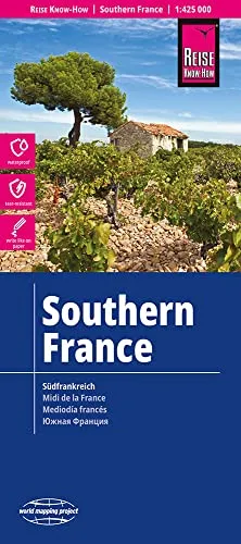 Produktbild Reise Know-How Landkarte Südfrankreich / Southern France (1:425.000): reiß- und wasserfest (world mapping project)