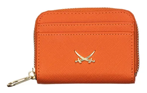 Sansibar Geldbörse - Zip Wallet S - Stylische Geldbörse in Orange, handlich und passt perfekt in jede Hosentasche. Aus hochwertigem Polyurethan mit 4 Kartenfächern und Zipper-Verschluss für maximale Sicherheit.