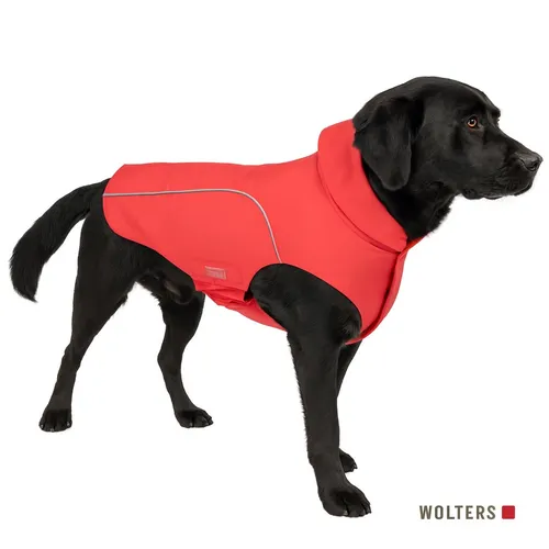 Wolters Hundebekleidung Regenjacke Easy Rain koralle - Hochwertige Hundebekleidung, wasserabweisend und ideal für regnerische Tage, sorgt für trockene Hunde und gute Laune beim Spaziergang.