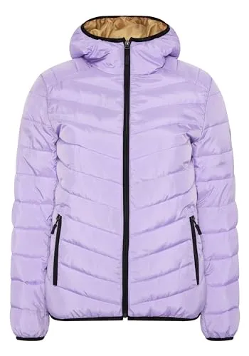 Chiemsee Outdoorjacke im gesteppten Look lila S (36/38) - Stylische und wärmende Outdoorjacke aus 100% Polyester für den Casual-Look. Mit Kapuze und Reißverschluss, ideal für wechselhaftes Wetter. Pflegeleicht bei 40°C.