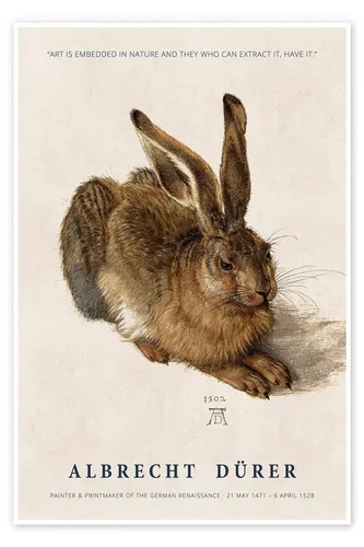 Poster & Bildende Kunst Beige von Posterlounge