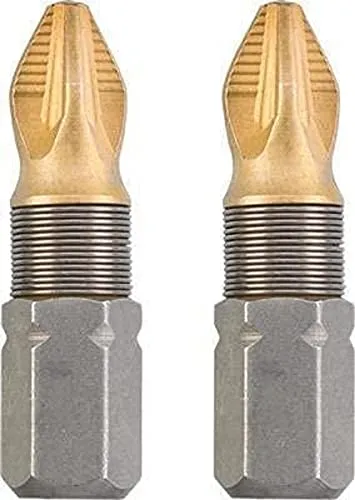 kwb 124102 Titan Tin, TQ 60 Stahl, ISO 1173, Antrieb C6.3, PZ.2, 25 mm