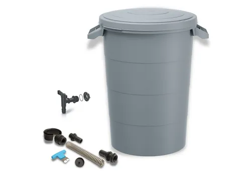 YourCasa Regentonne 80 l inkl. Anschlusset & Bohrer von YourCasa