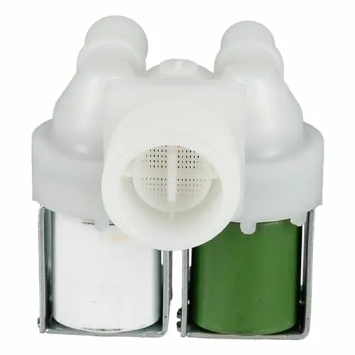 LUTH Premium Profi Parts Magnetventil 2-fach kompatibel mit Zanussi 1249471051 180° 11,5mm+14mmØ für Waschmaschine Waschtrockner
