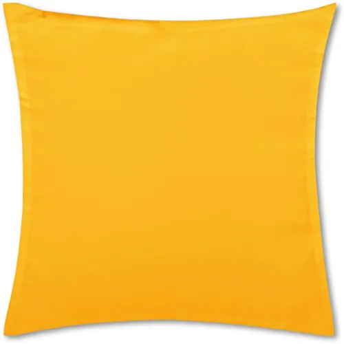 Bestlivings Kissenbezug Orange (40x40 cm) mit verdecktem Reißverschluss - viele Größen und Farben