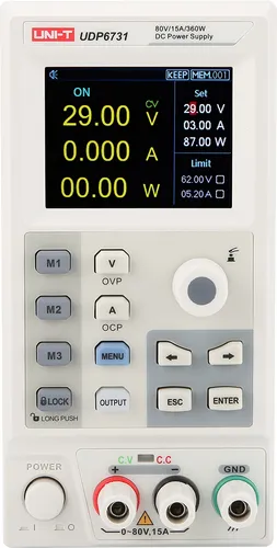UNI-T Labornetzteil UDP6730, 360 W, programmierbar - Sonstige Elektroinstallationsartikel mit hochauflösendem LCD-Display und intelligenter Lüfterregelung für präzise Messungen in Forschung und Entwicklung.
