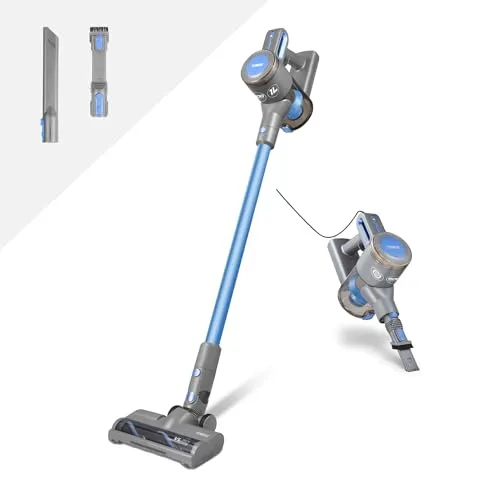 Tower T513006 VL20 3-in-1 Leistungsstarker Staubsauger mit Kabel, Integrierter HEPA-Filter, 1 L Kapazität, 400 W, Aqua-Blau