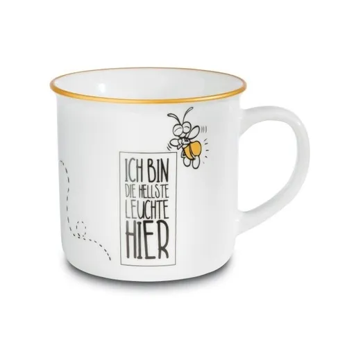 NICI PORZELLANTASSE METALLIC in gold von NICI