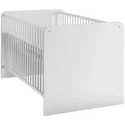 Mid.you Gitterbett Bibo, Weiß, 70x140 cm, höhenverstellbar von Pol Power