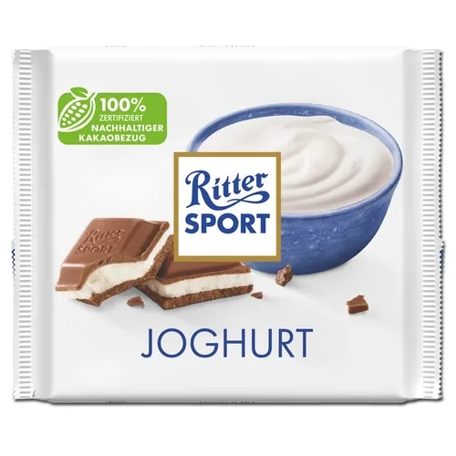 Ritter Sport Joghurt, Schokolade, 100g Tafel 15,90€/1kg