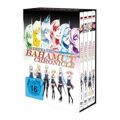 Undefeated Bahamut Chronicle - Gesamtausgabe - [DVD] - Actionreicher Anime-Film, freigegeben ab 16 Jahren, ideal für Fans von epischen Fantasy-Geschichten.